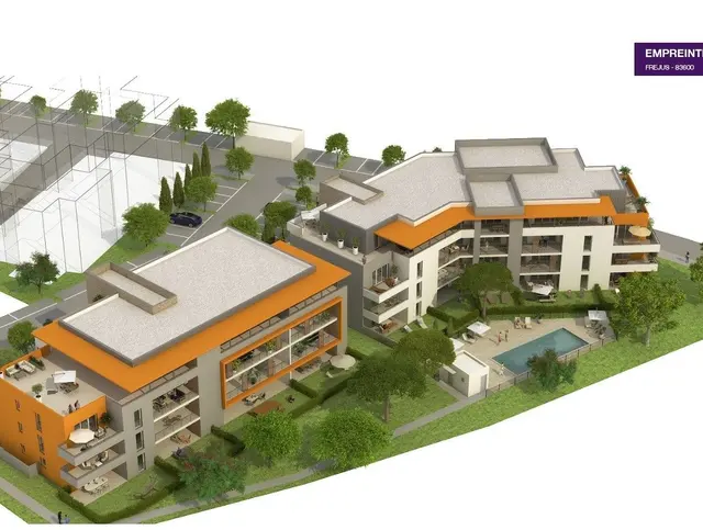 Frejus | Valescure | Nye leiligheter med ett soverom, 5 min fra stranden
