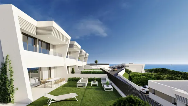 Costa del Sol | Mijas Costa | Svært populære og attraktive rekkehus under oppføring