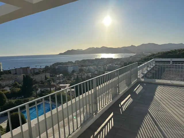 Cannes | Penthouseleilighet med sjøutsikt, to soverom, svømmebasseng og tennis
