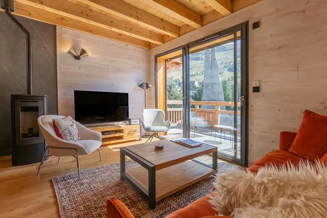 Les Deux Alpes, De franske Alper - Sentralt beliggende dupleks-leilghet med 4 soverom og terrasse