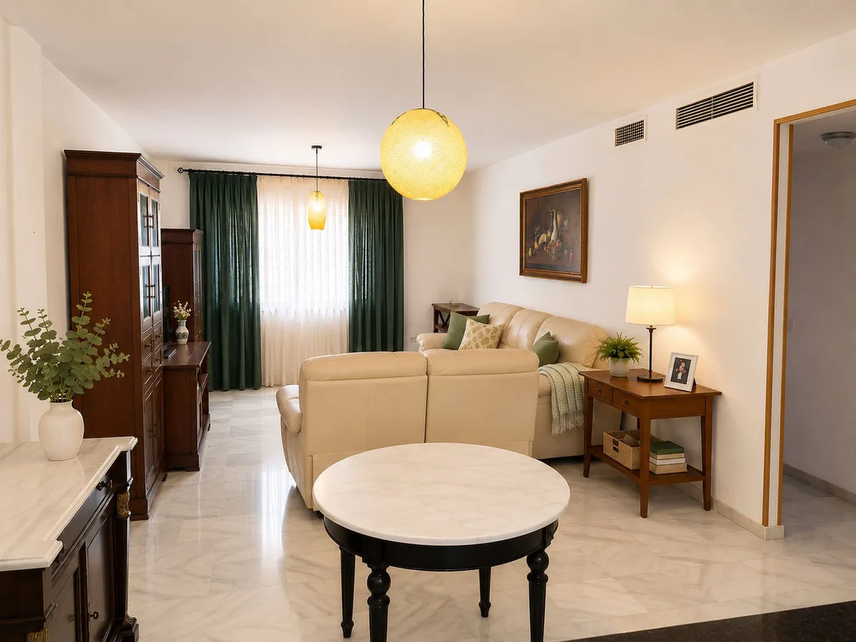 Málaga – Lys 2-roms i rolig område med privat parkering og bod – bilde 5