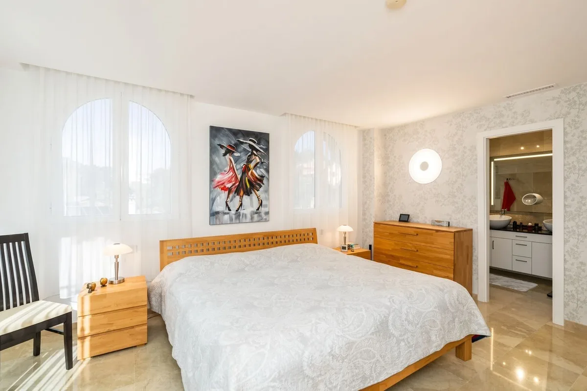 Los Arqueros, Benahavís – Privat terrasse med utsikt over hav og Gibraltarstredet – bilde 10