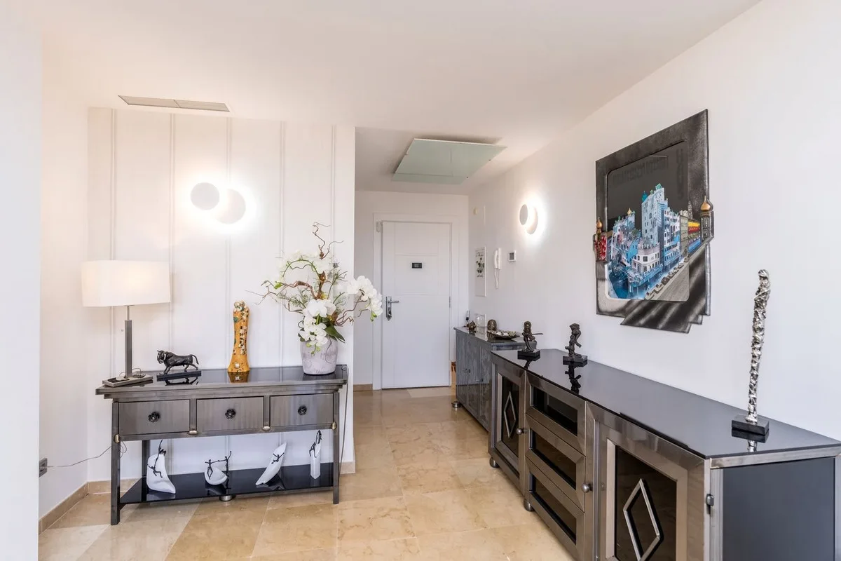 Los Arqueros, Benahavís – Privat terrasse med utsikt over hav og Gibraltarstredet – bilde 12