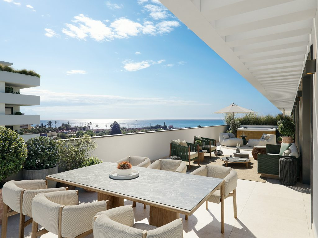 Azure Living, Torre del Mar – Nybygg med hage, terrasse eller solarium, 300 m fra stranden – bilde 2