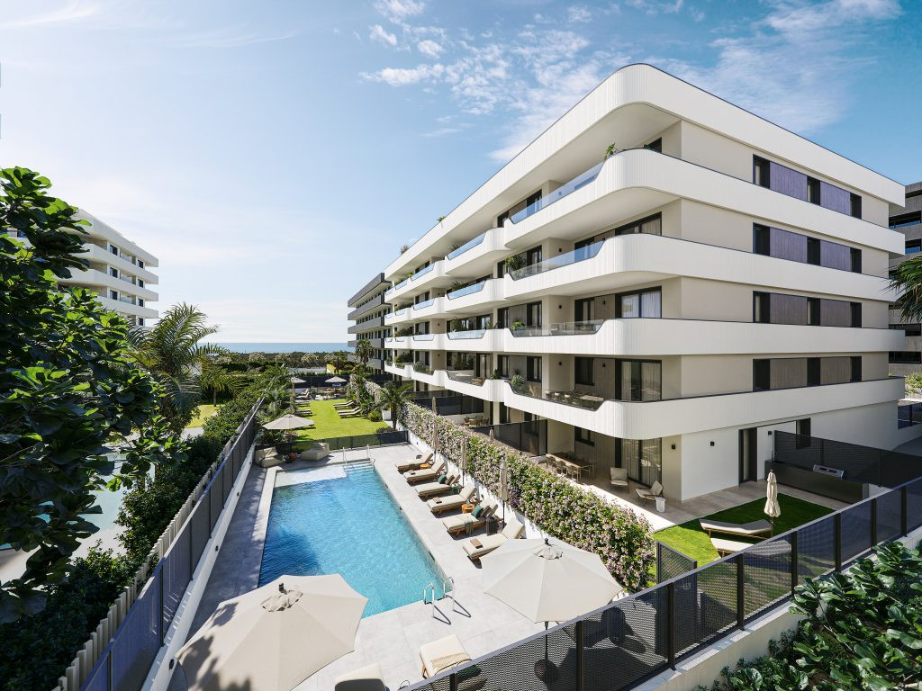 Azure Living, Torre del Mar – Nybygg med hage, terrasse eller solarium, 300 m fra stranden – bilde 3