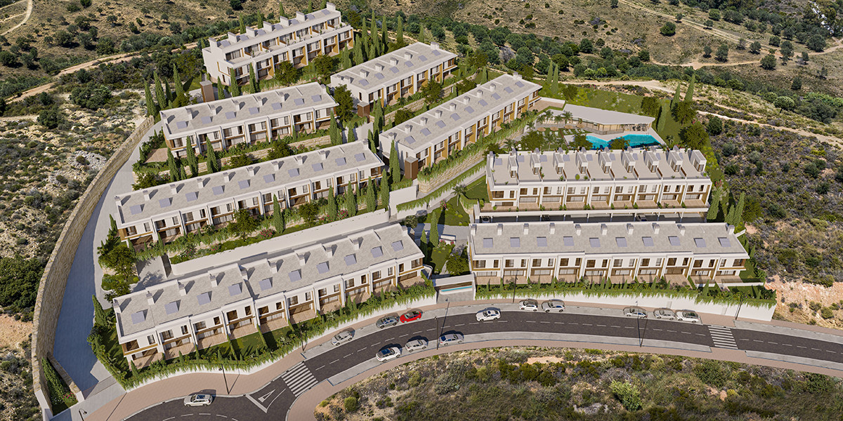 Cala Serena Sun, La Cala de Mijas – Sørvendte rekkehus med sjøutsikt – bilde 1