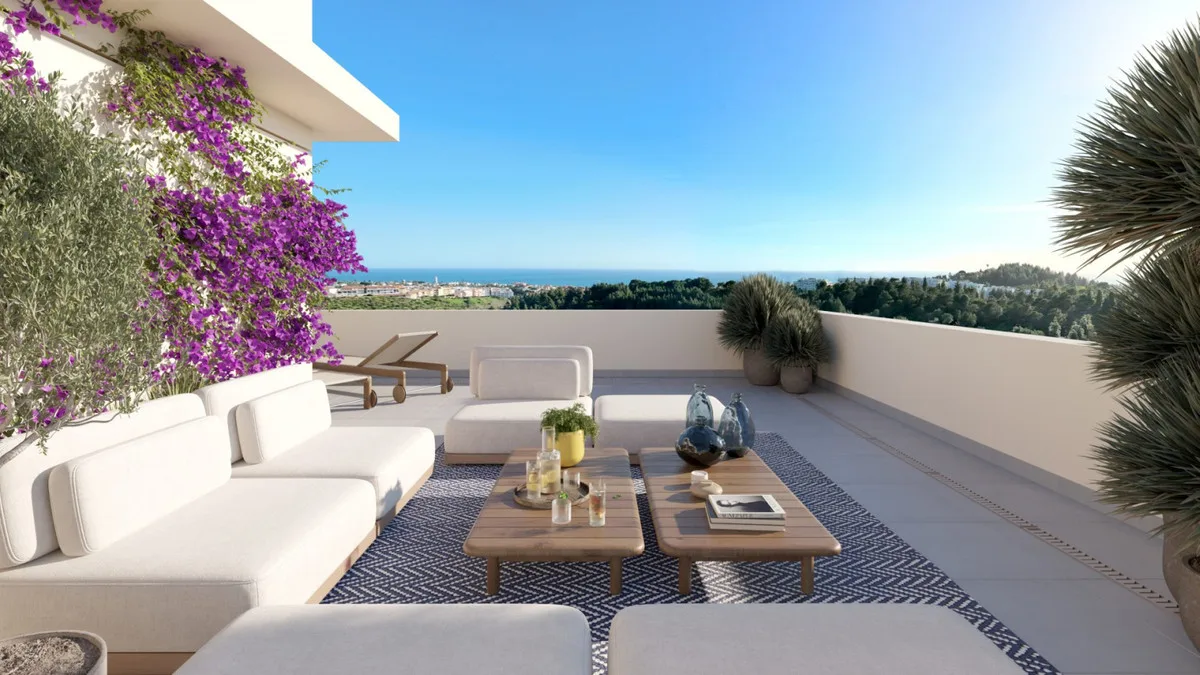 Greenity, Mijas Costa – Moderne nybygg med hage eller takterrasse og resort-fasiliteter – bilde 12