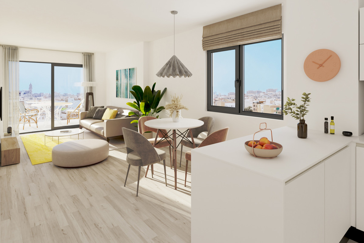 Metropolitan Homes, Málaga sentrum – Nøkkelferdig leilighet med byutsikt og takterrasse med basseng – bilde 1
