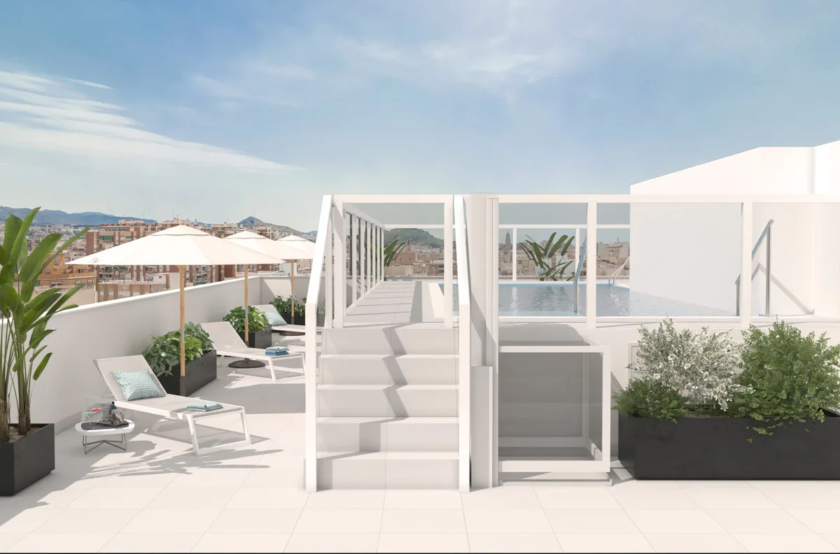 Metropolitan Homes, Málaga sentrum – Nøkkelferdig leilighet med byutsikt og takterrasse med basseng – bilde 8
