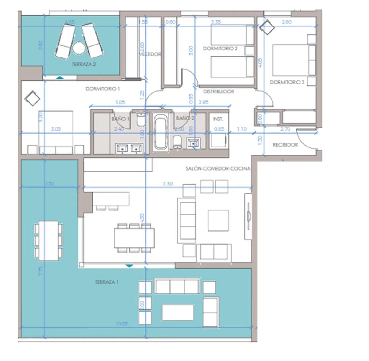 Costalita, New Golden Mile – Splitter nytt penthouse med to terrasser – bilde 13