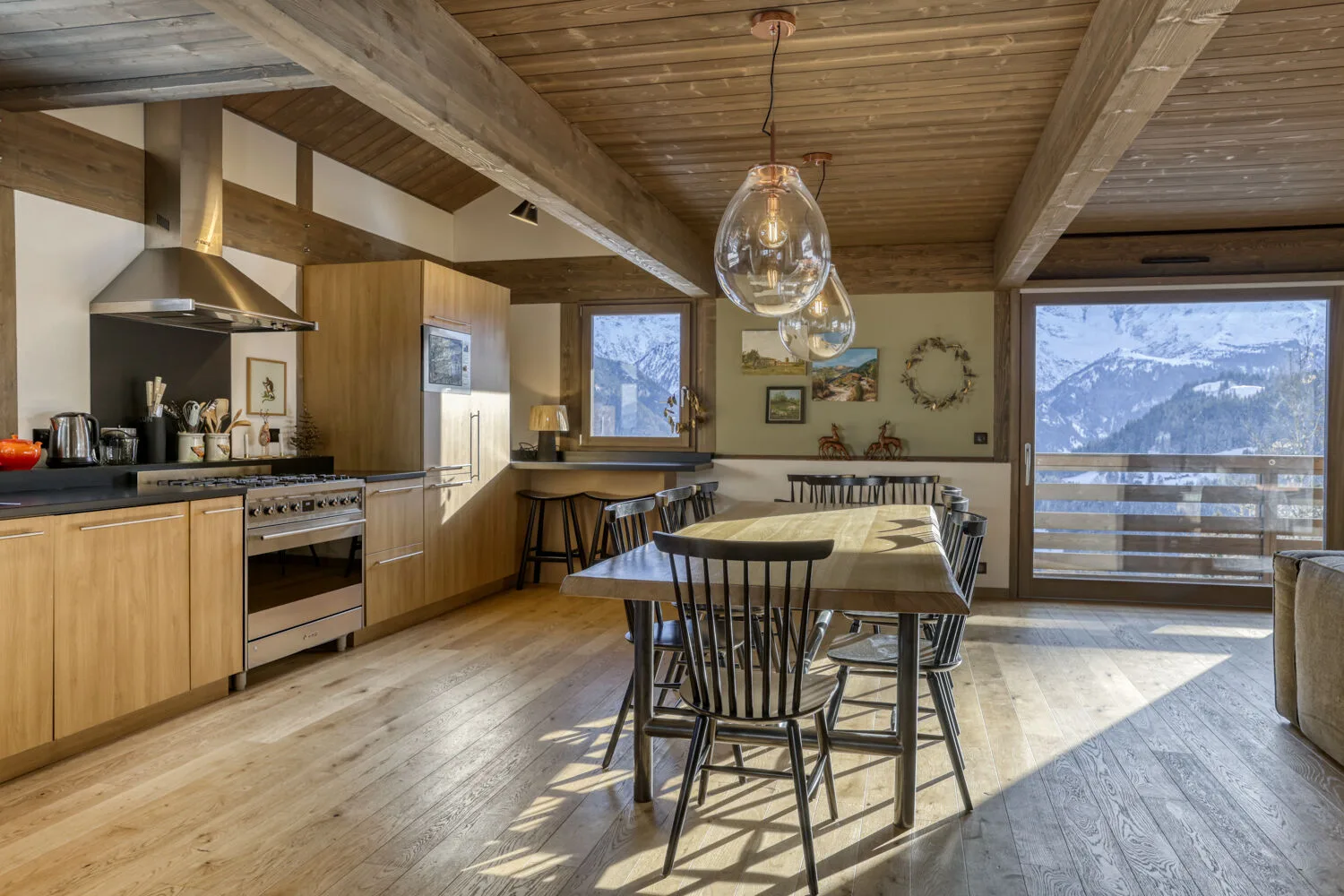 Saint-Gervais, De franske Alper - Lekkert chalet med 6 soverom, nær bakken og utsikt mot Mont-Blanc – bilde 3