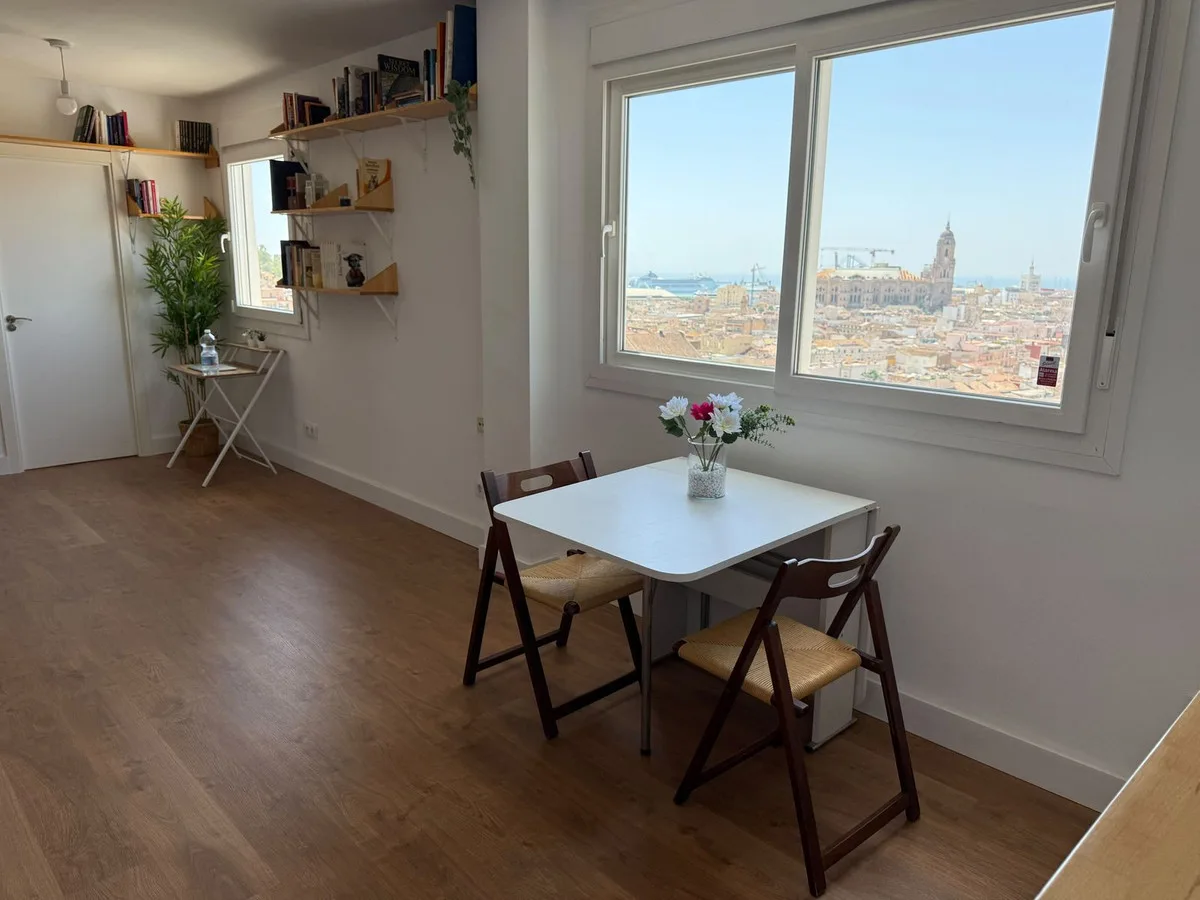 Málaga sentrum – renovert toppleilighet med panoramautsikt og heis – bilde 6