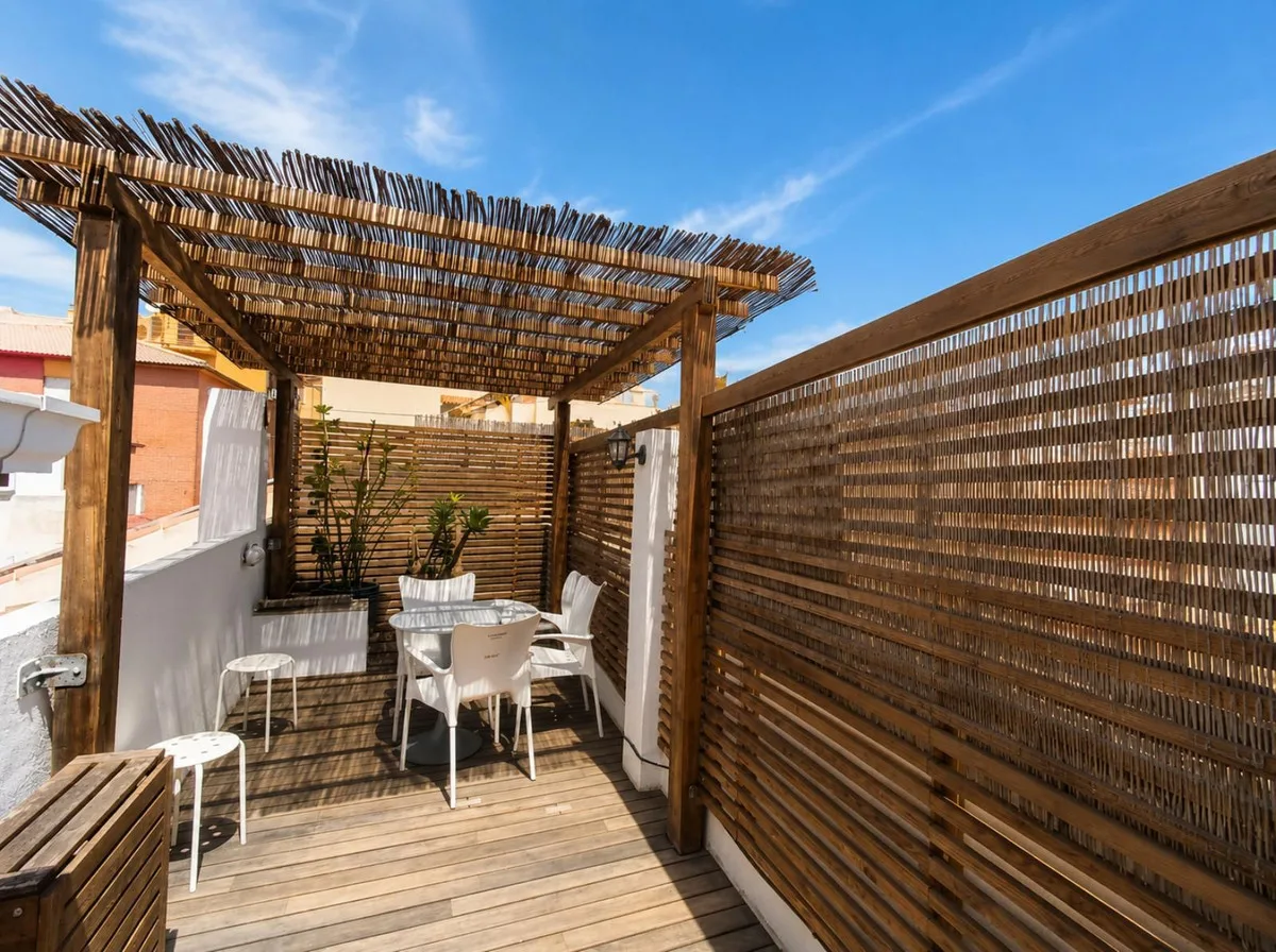 Málaga sentrum – møblert toppleilighet med turistlisens og privat takterrasse med utsikt over byen – bilde 18