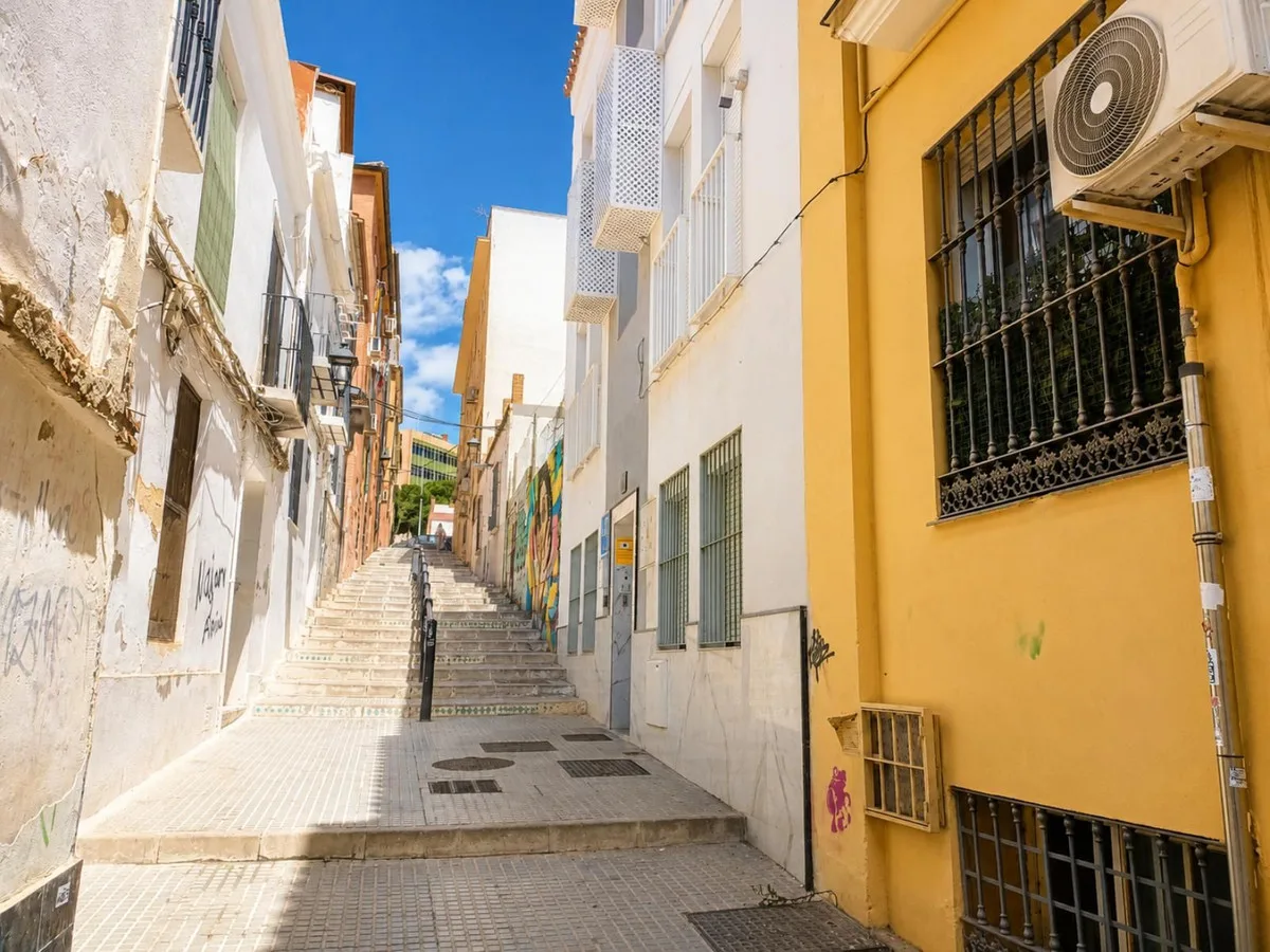 Málaga sentrum – møblert toppleilighet med turistlisens og privat takterrasse med utsikt over byen – bilde 31