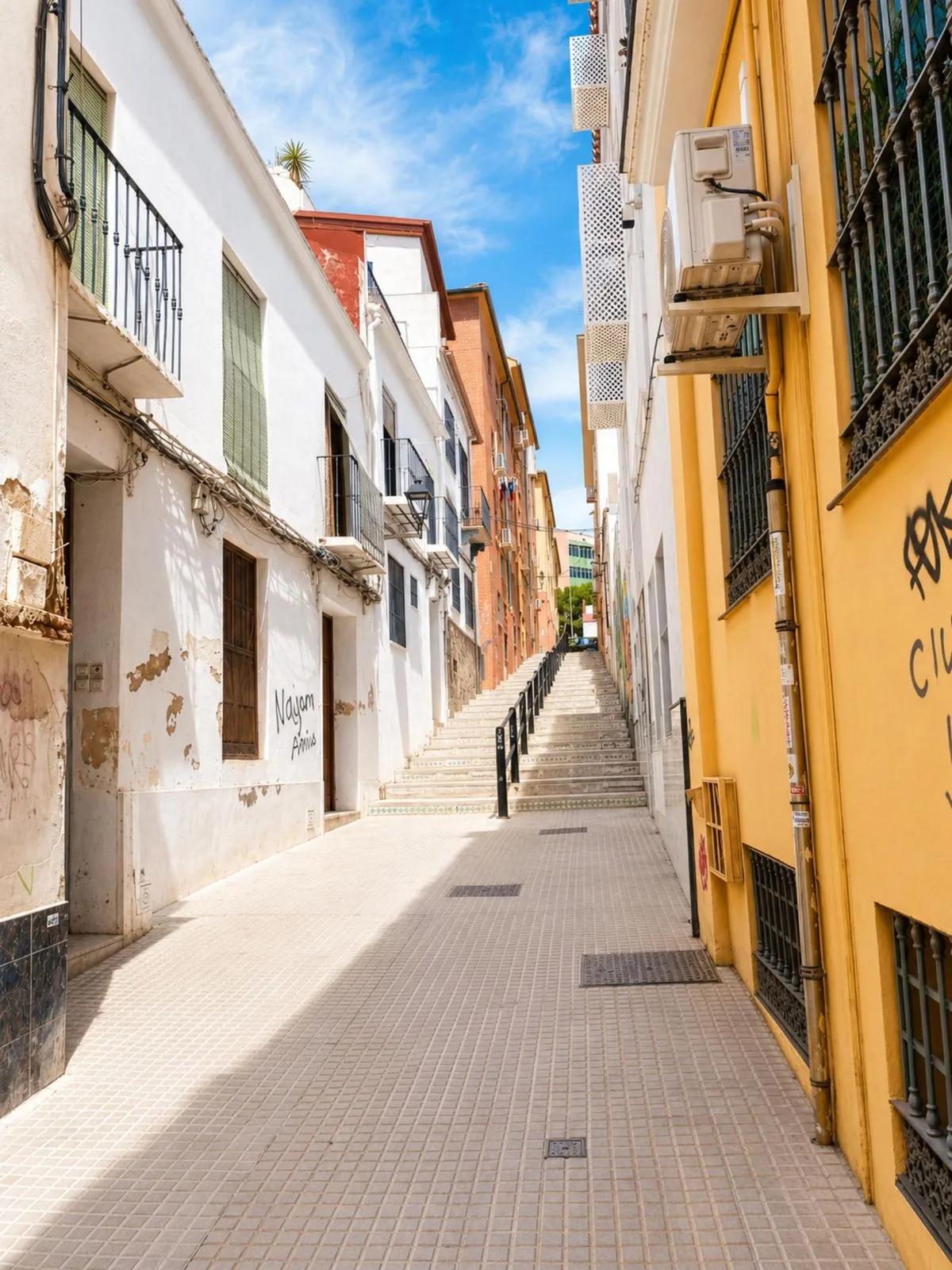 Málaga sentrum – møblert toppleilighet med turistlisens og privat takterrasse med utsikt over byen – bilde 34