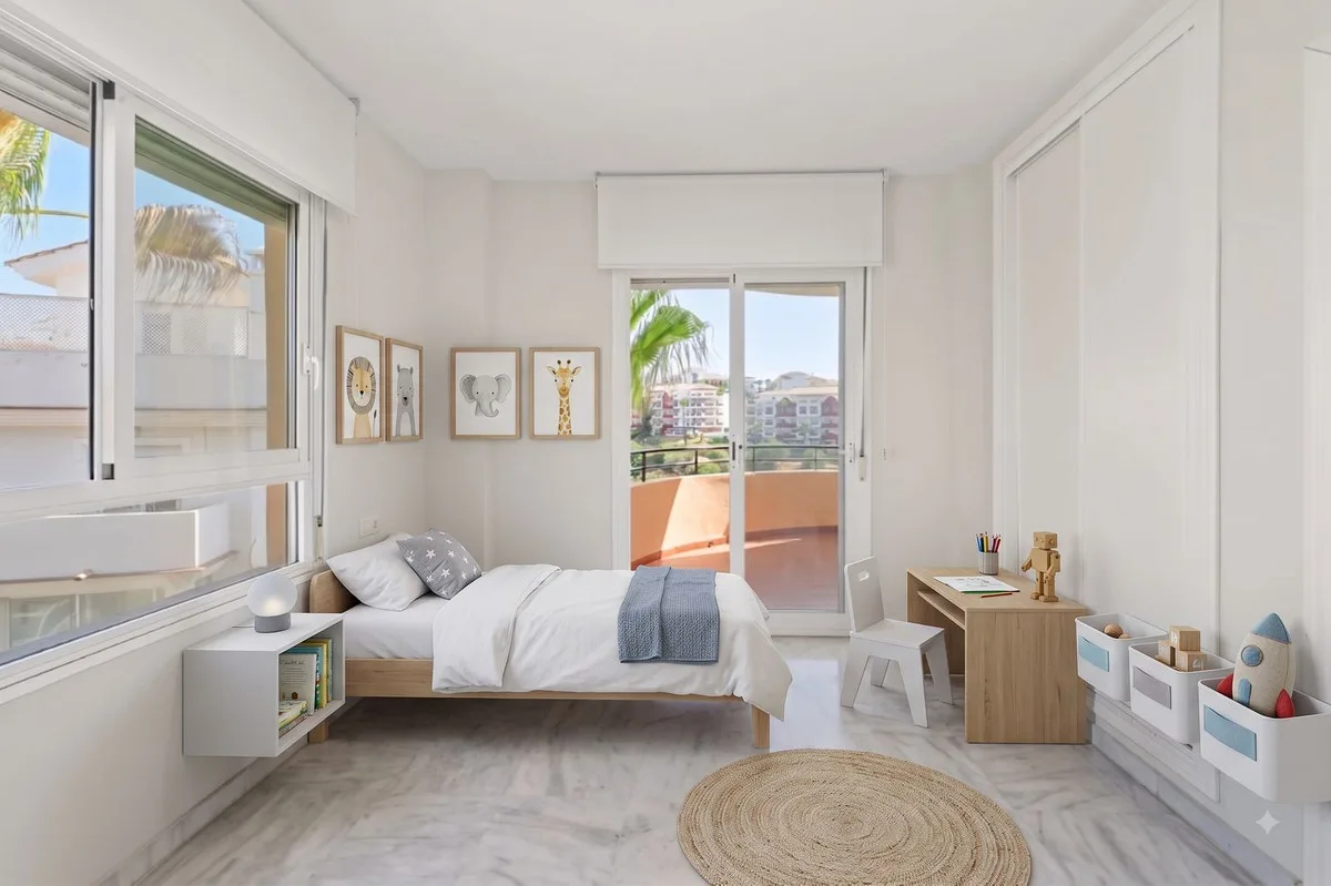Riviera del Sol – leilighet over to plan med tre soverom, store terrasser og utsikt over golfbanen og havet – bilde 17