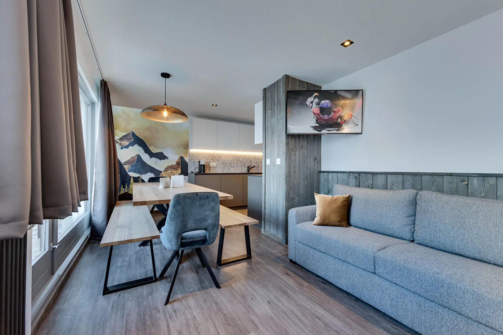 Tignes, De franske Alper - Pent oppusset 4-romsleilighet med terrasse 50 m. fra bakken – bilde 3
