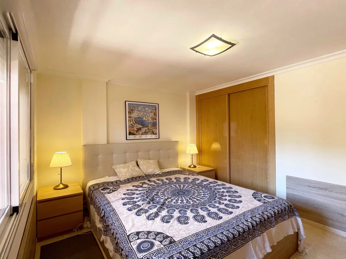 Riviera del Sol – Privat solarium med havutsikt, to soverom og garasjeplass i lukket anlegg – bilde 14
