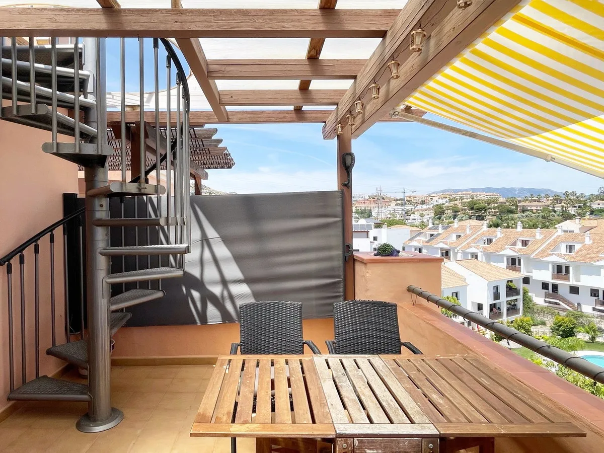 Riviera del Sol – Privat solarium med havutsikt, to soverom og garasjeplass i lukket anlegg – bilde 21