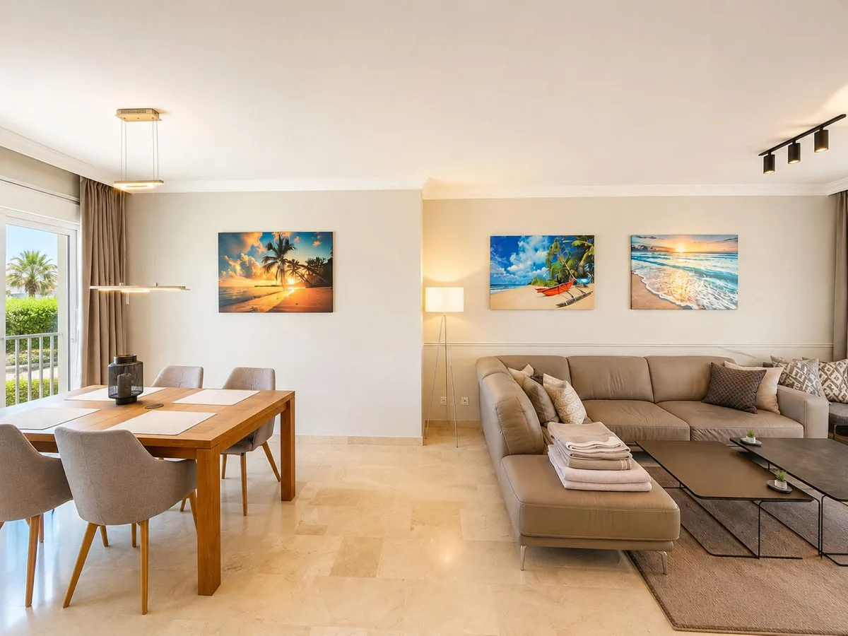 Estepona – Penthouse på første linje med utsikt over Middelhavet, Gibraltar og Afrika fra egen solterrasse – bilde 18