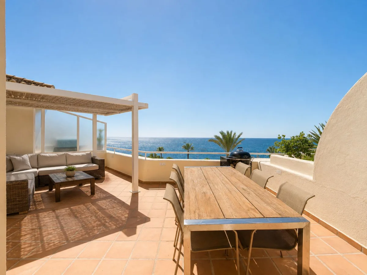 Estepona – Penthouse på første linje med utsikt over Middelhavet, Gibraltar og Afrika fra egen solterrasse – bilde 27