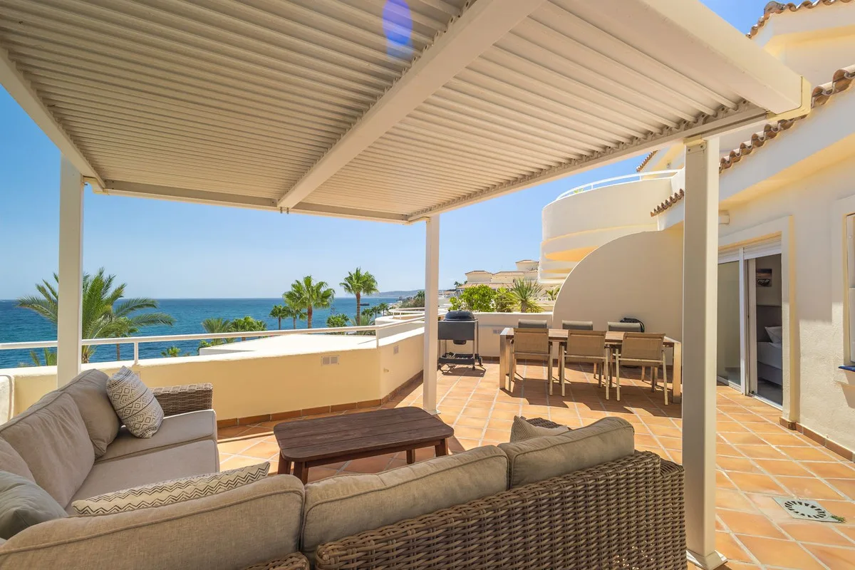 Estepona – Penthouse på første linje med utsikt over Middelhavet, Gibraltar og Afrika fra egen solterrasse – bilde 37