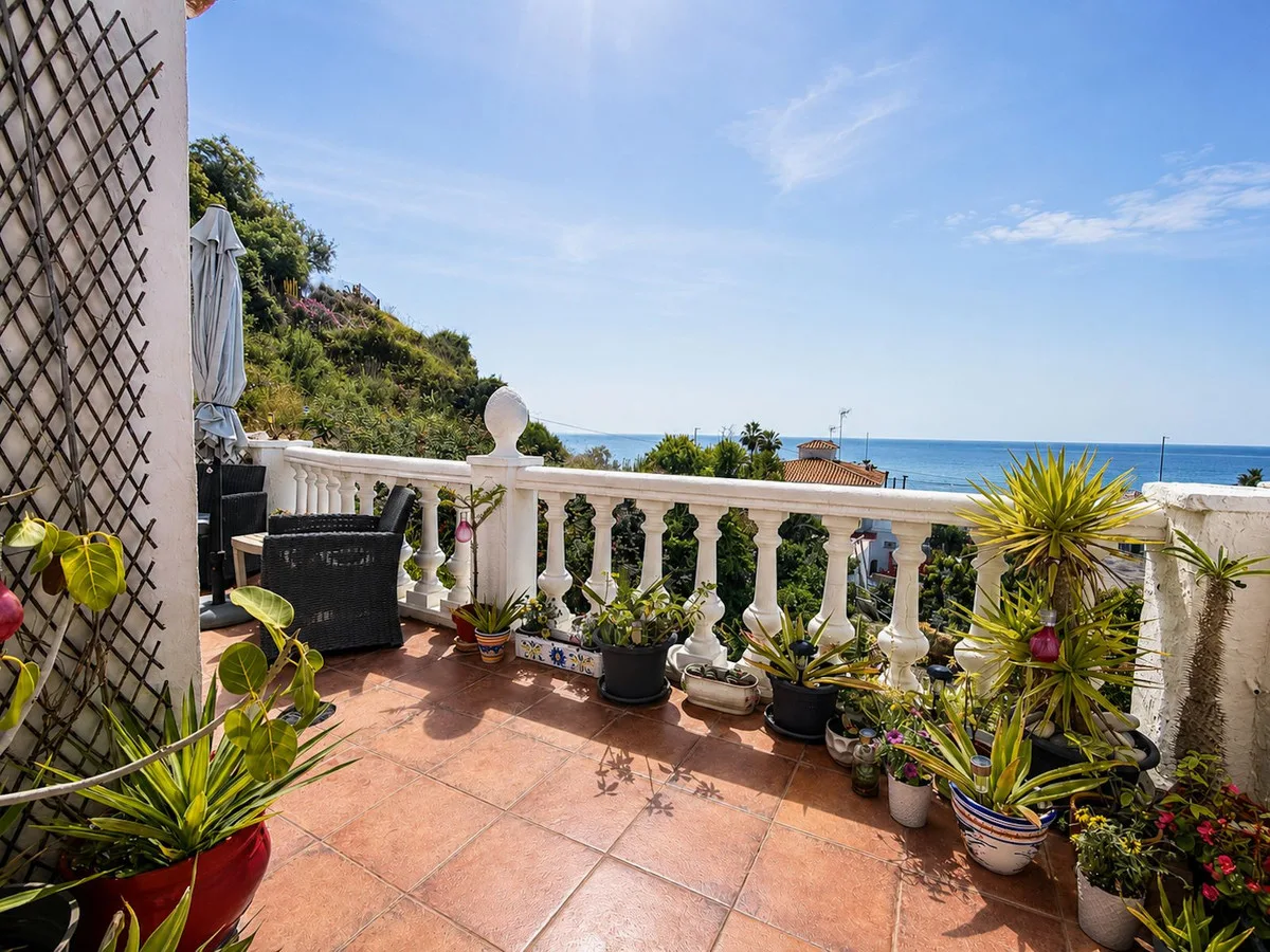 Peñoncillo, Torrox Costa – rekkehus med havutsikt og takterrasse, kort gange fra stranden – bilde 24