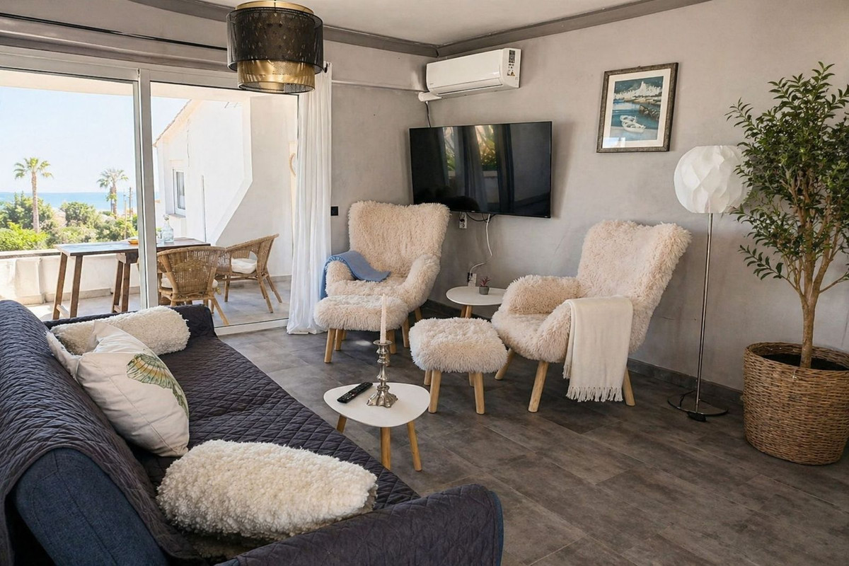 Mijas Costa – Sjarmerende rekkehus med havutsikt, 5 minutters gange til stranden. Turistlisens er på plass – bilde 3