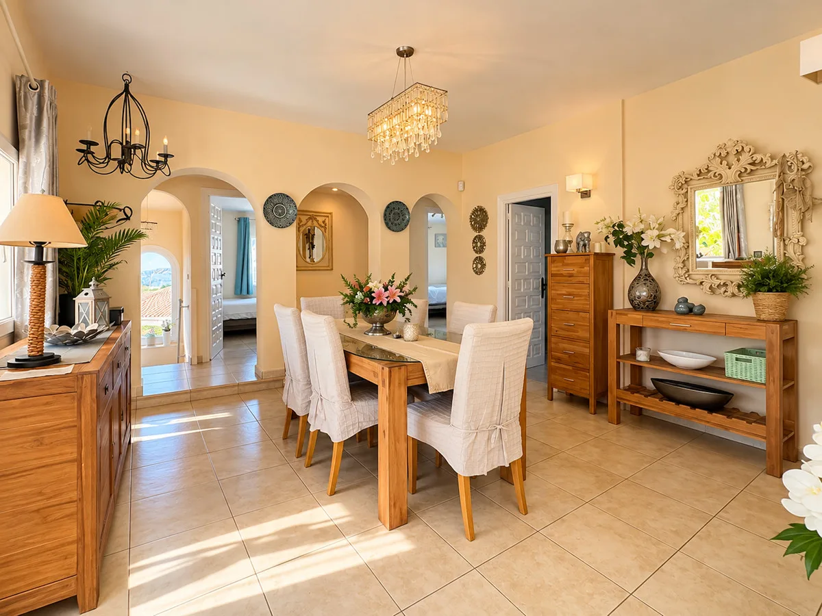 Mijas Costa – Romslig villa med 7 soverom, privat basseng og havutsikt, bare 500 meter fra stranden – bilde 6