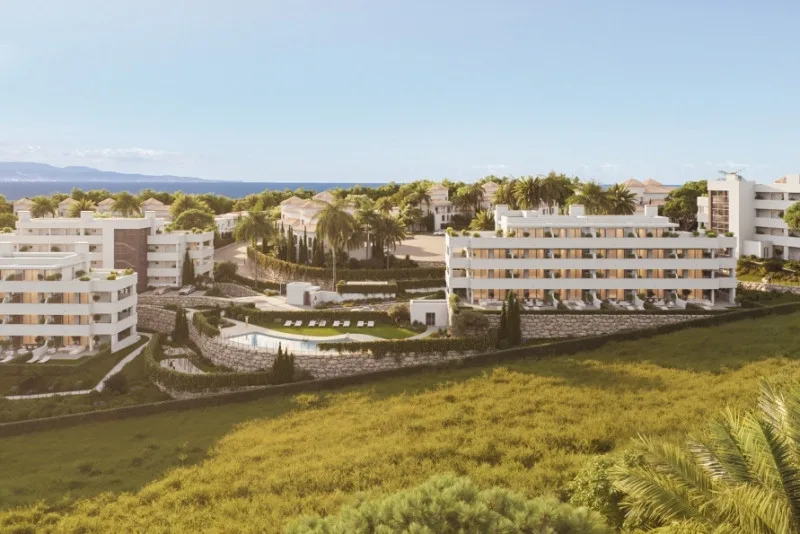 Altos de Manilva, Manilva – Nye leiligheter med basseng og padelbane, få minutter fra stranden. – bilde 15